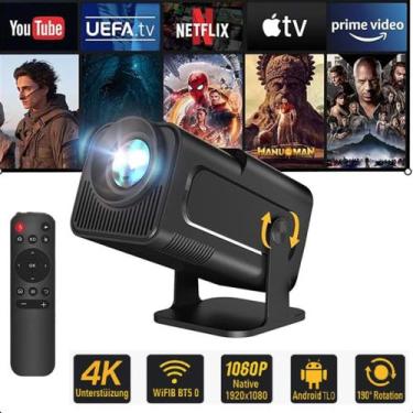 Imagem de Projetor Hy320 4K Wifi 6 Android 11 Hdmi Usb - Impermeavel