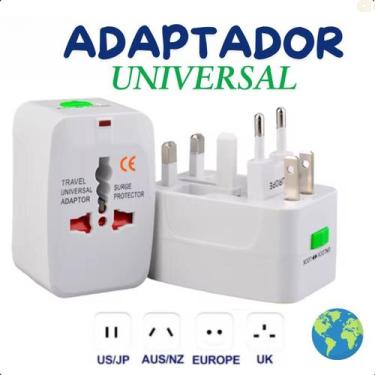 Imagem de Adaptador Universal Para Tomadas De Eua, Europa E Ásia - ROMI