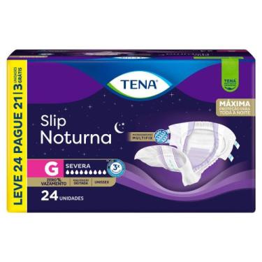 Imagem de Fralda Tena Slip Noturna Tamanho G Leve 24 Pague 21 e Ganhe 3 Unidades