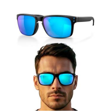 Imagem de Óculos de Sol Masculino Casual Polarizado Proteção UV - Oculos20v, M, 