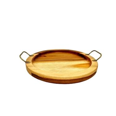 Imagem de Gamela Redonda Com Alça Para Servir 26X26