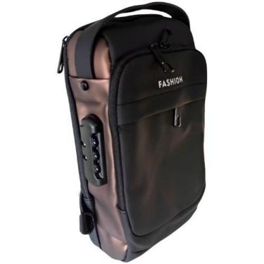 Imagem de Bolsa Mochila De Ombro Anti Roubo Transversal Usb Pochete