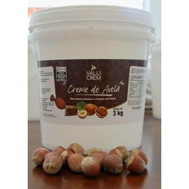 Imagem de Creme de Avelã 3 Kg  Recheio Gourmet para Bolos, Doces Finos, Confeita