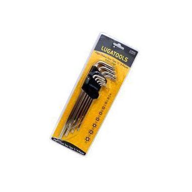 Imagem de Kit Jogo Chave Torx Ferramenta Grande 9 Peças Lugatools