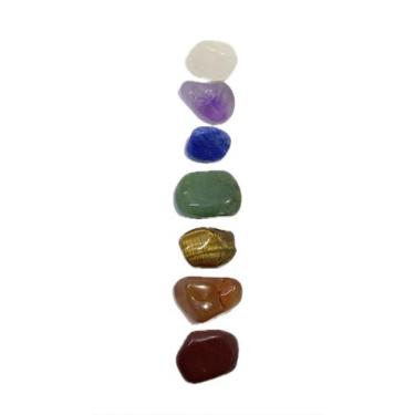 Imagem de Kit de 7 Pedras dos Chakras 100% Naturais Media - Sol de Lotus