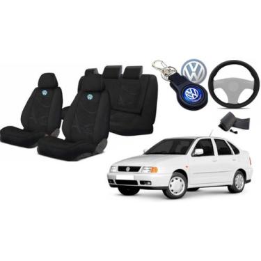 Imagem de Customize Seu Polo 1994 a 2003: Capas de Tecido para Bancos + Volante 