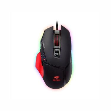 Imagem de Mouse Gamer C3Tech Osprey, LED, 12000 DPI, 8 Botões, Preto - MG-800BK