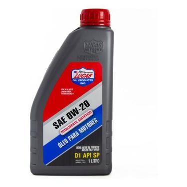 Imagem de Óleo De Motor Lubrificante 100% Sintético Sae 0W20 D1 Api Sp