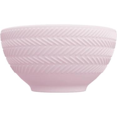 Imagem de Germer, Bowl em porcelana, modelo Chevron, Ø 17,5 cm, 400 ml, Rosa