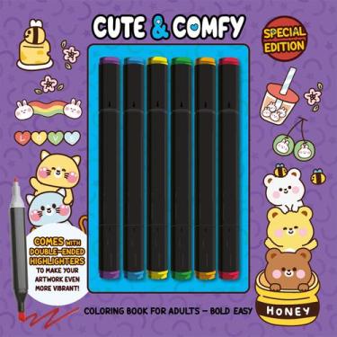 Imagem de Livro - Cute & Comfy Coloring Book for Adults - Bold Easy - Special Ed