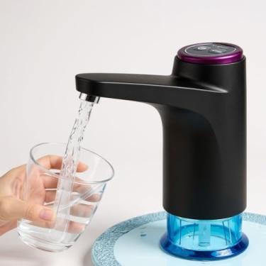 Imagem de Bebedouro Bomba Elétrica Para Garrafão Galão D'água 20 Litros Recarregável Portátil para Carregamento Automático USB
