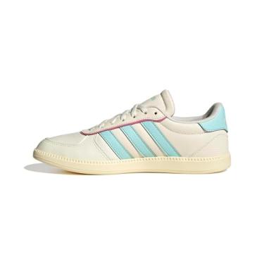 Imagem de adidas Tênis feminino Breaknet Sleek, Branco/Semi Flash Aqua/Baunilha Quente, 36