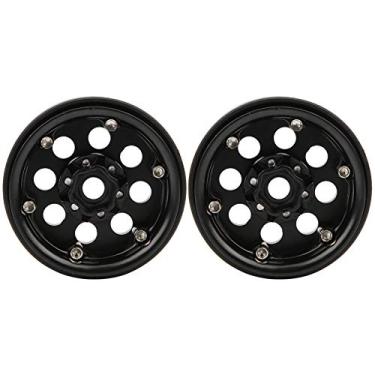 Imagem de Domary Cubo de Roda de Carro de Liga de Alumínio RC, 8 Orifícios, Forte e Durável, para Hsp/redcat//tamiya/hpi/carros Axiais (Preto vermelho)