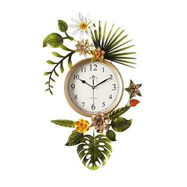 Imagem de WYUYIWH Relógio de parede personalizado leve luxo arte decoração relógio criativo moda relógio de parede para casa, hotéis e restaurantes decoração relógio