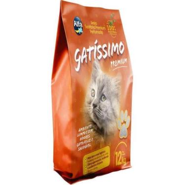 Imagem de Areia Higiênica para Gatos Perfumada 12kg Gatíssimo