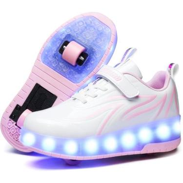 Imagem de Roller Shoes Ufatansy para meninas Patins USB Charging