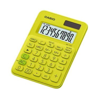 Imagem de Calculadora de Mesa Casio MS-7UC-YG 10 Dígitos Verde-limão