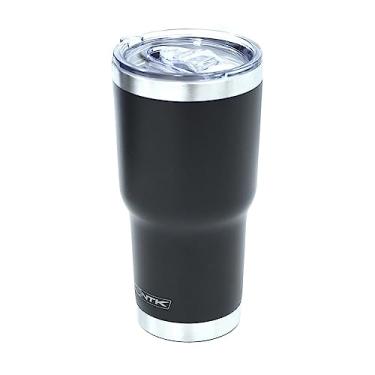 Imagem de Nautika, Copo Térmico Siluet 850ml, Acompanha 2 Canudos E 1 Escova Para Higienização, Para Bebidas Geladas E Quentes, Mantém Temperatura, Formato Anatômico, Encaixe Perfeito, Porta-Copos, Preto