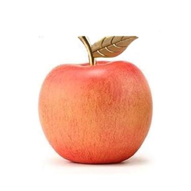Imagem de NHDT SN11 Handmade Brass Apple Statue, Home Office Desk Decoration