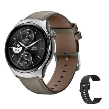 Imagem de Relógio Smartwatch Mibro Lite 3 Pro com GPS e 2 Puls - Prata Pulseira Cinza-Unissex