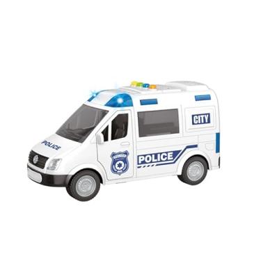 Imagem de Zippy, Carrinho de Polícia de Brinquedo com Sirene Luzes e Som e Fricção 1:16 a Bateria ou Pilha