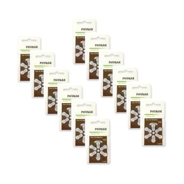 Imagem de 12 Pilhas Phonak 312 Aparelho Auditivo - Mercury Free