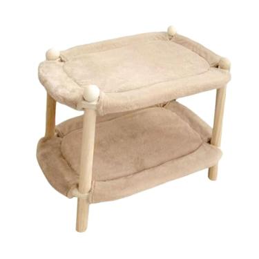 Imagem de Fenteer Arranhador de gato de papelão com dupla camada, brinquedo interativo, descanso, resistente ao desgaste, para gato, cama para gatinho, Style C