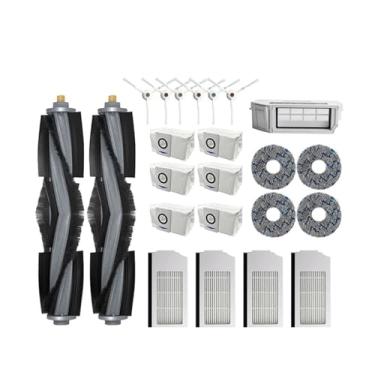 Imagem de Compatible With Ecovacs Deebot X1 OMNI / T10 OMNI Accessories Robot Vacuum Cleaner Parts Dust Bag Hepa Filter Main Side Brush Mop Dustbin(Gold)