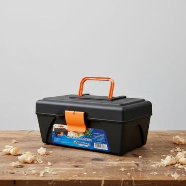 Imagem de Caixa de Ferramentas Econômica Maleta Organizadora Profissional Reforçada Com Alça e Travas