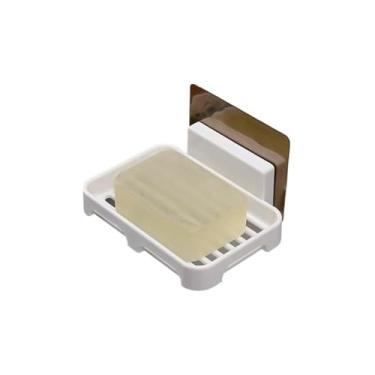 Imagem de Saboneteira Sabonete Com Suporte Adesivo Sem Fura Parede Saboneteira(1)