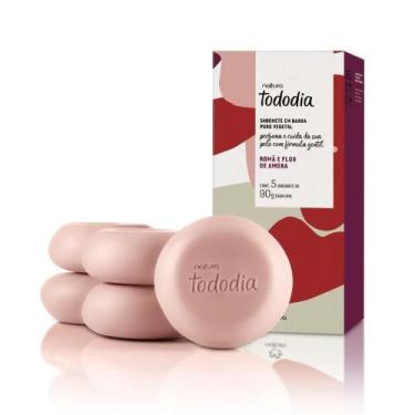 Imagem de Natura Sabonete em Barra Puro Vegetal Romã e Flor de Amora Tododia - 5
