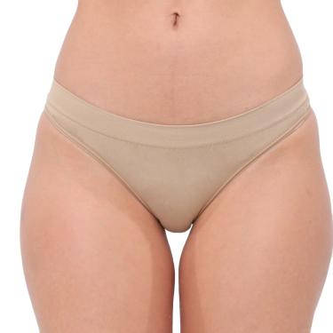 Imagem de Calcinha Selene Biquíni Sem Costura Feminina - Nude