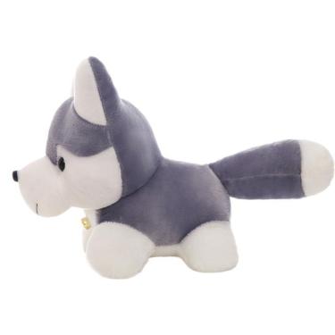 Imagem de Almofada de pelúcia para cães Husky, recheada macia, 50 cm