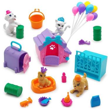 Imagem de Conjunto de brinquedos para animais de estimação com acessórios para b