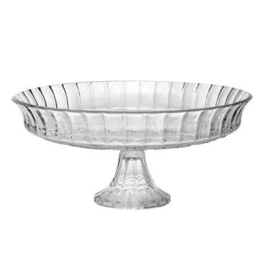 Imagem de Prato para Bolo de Vidro com Pé Angel Lyor