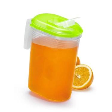 Imagem de Jarra Graduada Com Tampa 2Litros Flip Top Colors - Nitron - PRATIC