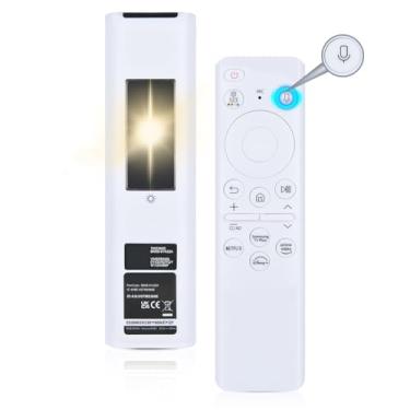 Imagem de WDZP Novo controle remoto de voz solar BN59-01432A para TVs Samsung 2023 Neo QLED S90D Smart 8K HDR Ultra HD com pesquisa por voz, Samsung BN59-01432A BN59-01432D BN59-01455E Controle remoto de TV
