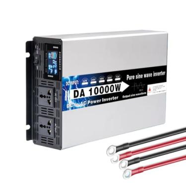 Imagem de HENGJINGTR 10000W DC12V / 24V / 48V / 60V / 72V para 230V Inversores & Convertidores Pura onda sinusoidal fora da rede Inversor de energia solar com exibição LCD para acampamento,72v,230V 60Hz