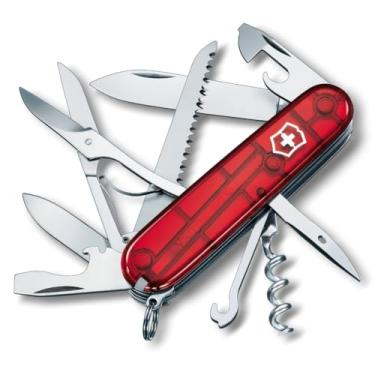 Imagem de Canivete Victorinox Huntsman, Vermelho Translucido, 15 funções