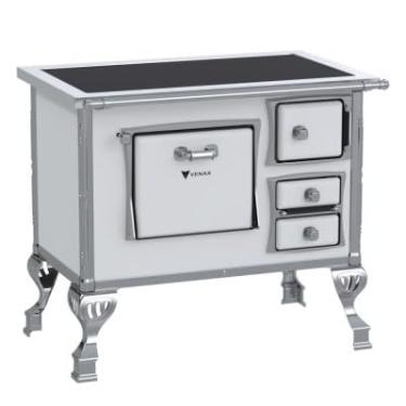 Imagem de Fogão a Lenha GII N 1 Premium Branco Saida Esquerda