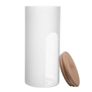 Imagem de WOLFF - Pote com Tampa de Bambu Frosted 10cm x 10cm x 23cm Vidro Borossilicato