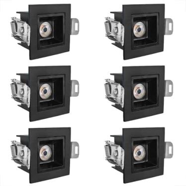 Imagem de 6 Mini Spot Embutido Led Downlight Recuado 3000k Bet54