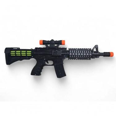 Imagem de Arminha De Brinquedo Metralhadora Com Som E Luz Jr0373