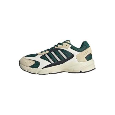Imagem de adidas Crazychaos 2000 Tênis esportivo masculino, Verde universitário/branco fora/baunilha quente, 44