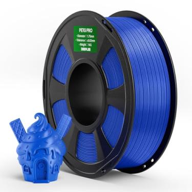 Imagem de DEEPLEE Filamento PETG PRO 1,75 mm azul 1 kg, filamentos de impressora 3D PETG de 1,75 mm maior resistência e resistência ao clima, adequado para a maioria das impressoras 3D FDM