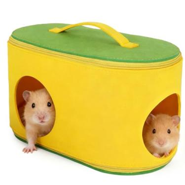 Imagem de LAIRIES Esconderijo de porquinho-da-índia, cama grande e aconchegante, gaiola de animais pequenos para chinchila, hamster, furões, porco-espinho, ratos e outros animais de estimação pequenos