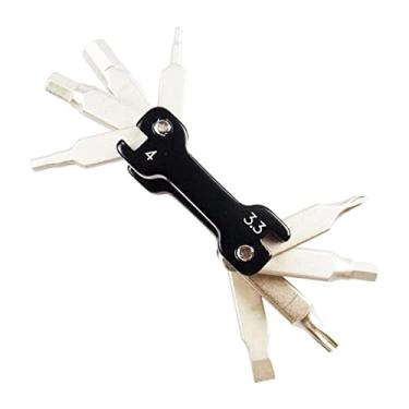 Imagem de Ultimate Bike Kit de reparo multiferramentas | Design compacto e dobrável | Uso de emergência incluindo chaves Allen e raio | Construção de aço resistente | para ciclistas e atividades ao ar livre
