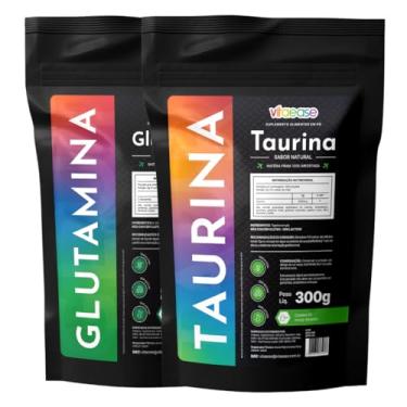 Imagem de vitaease - L-Taurina Em Pó + Glutamina Em Pó 300g (300g, Sem sabor)