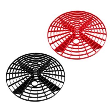 Imagem de MUQIDA 2 peças de inserção de balde de lavagem de carro, inserção de proteção de grão remove detritos de sujeira para limpeza de detalhes do carro, armadilha de grãos de detalhes automáticos serve