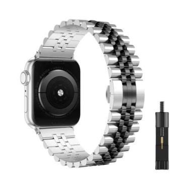 Imagem de Pulseira De Aço Inoxidável Para Apple Watch Ultra 49mm 45mm 41mm 44mm 